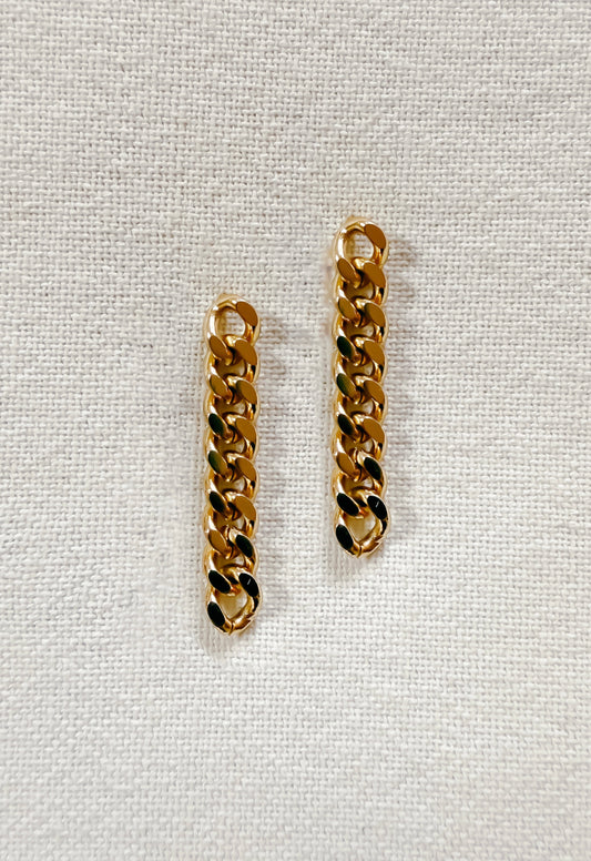 CURB CHAIN EARRINGS