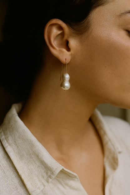 VERMEER'S MUSE EARRINGS