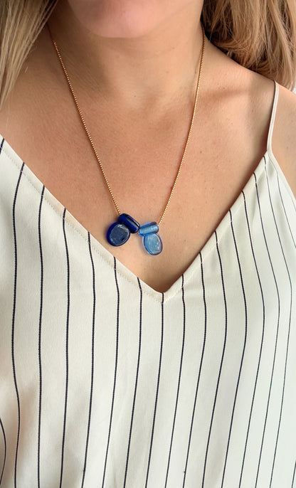 NOGUCHI'S GULF GLASS NECKLACE