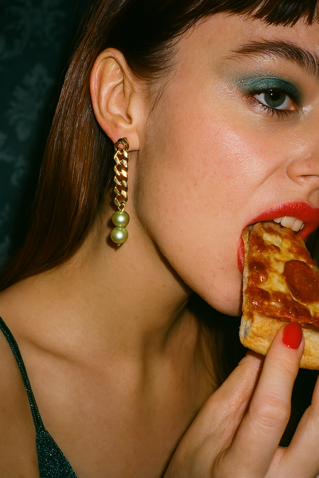 PEARLS, MILDLY UNHINGED EARRINGS