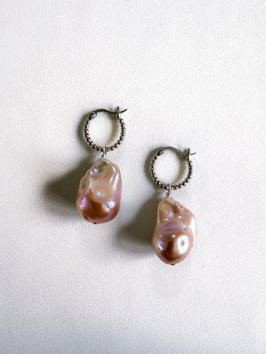 HALEIGH WORE THEM FIRST EARRINGS - BLUSH