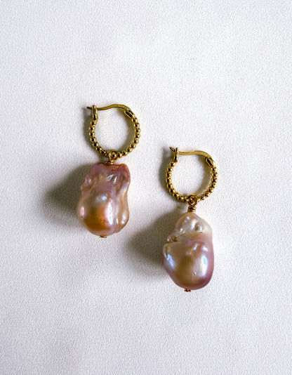 HALEIGH WORE THEM FIRST EARRINGS - BLUSH