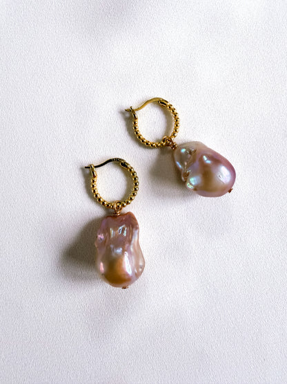 HALEIGH WORE THEM FIRST EARRINGS - BLUSH