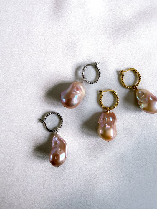 HALEIGH WORE THEM FIRST EARRINGS - BLUSH