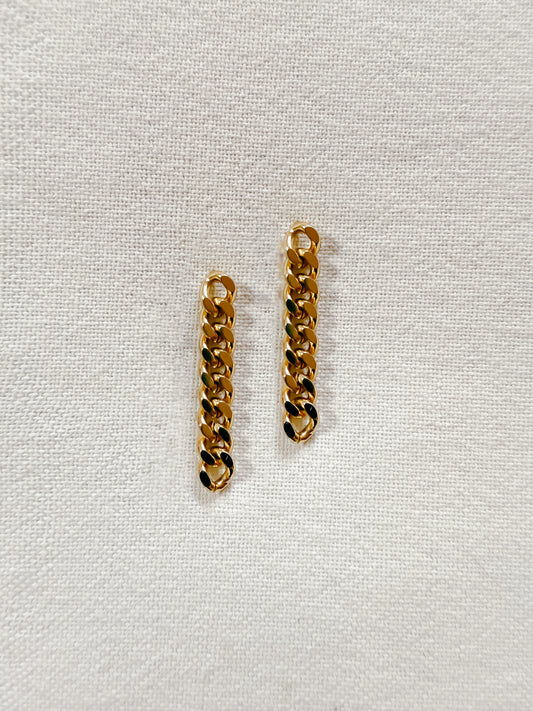 CURB CHAIN EARRINGS
