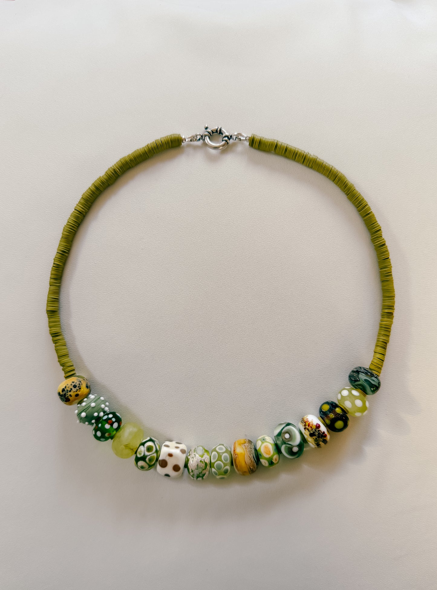 No. 2 AVOCADO + MILK NECKLACE