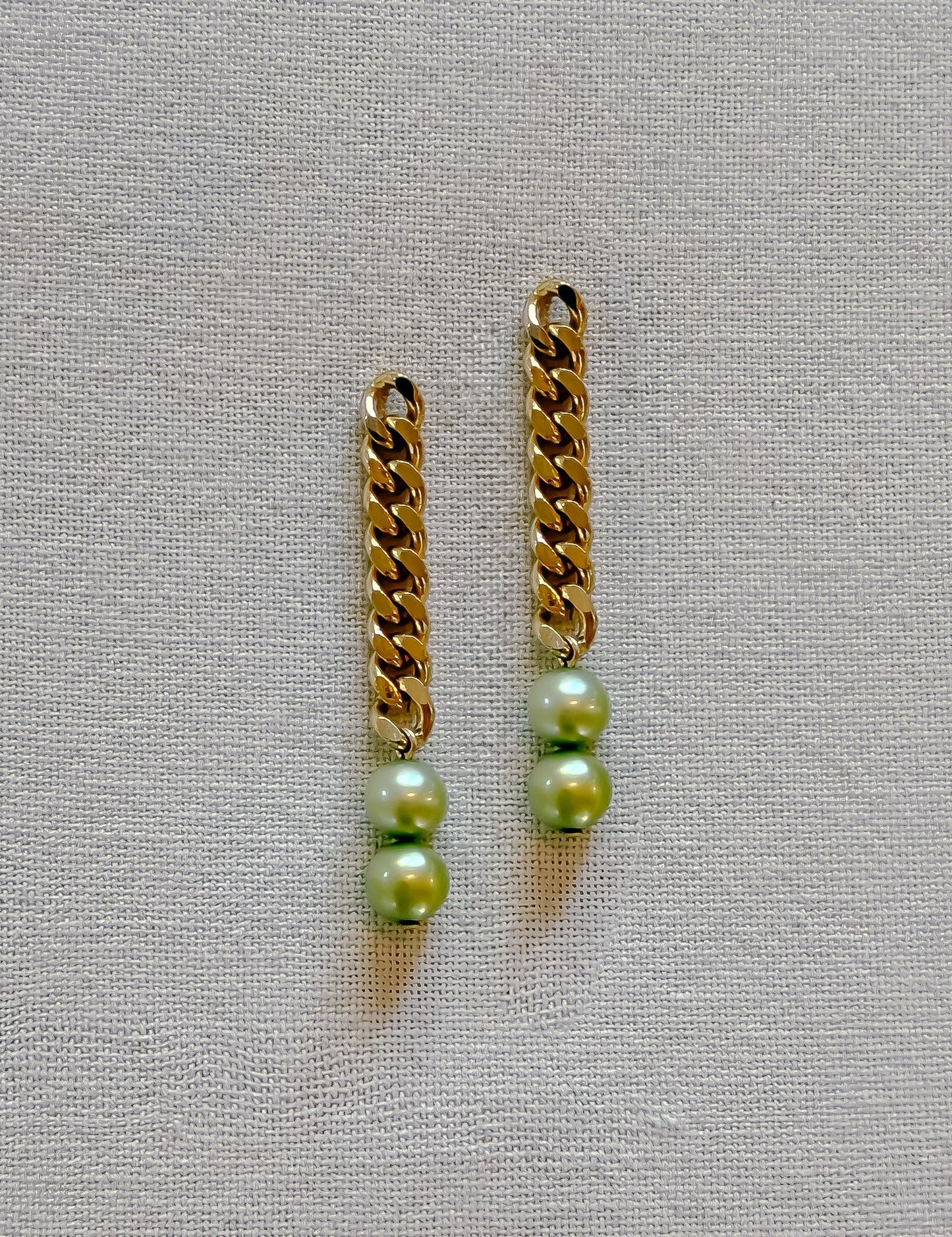 PEARLS, MILDLY UNHINGED EARRINGS