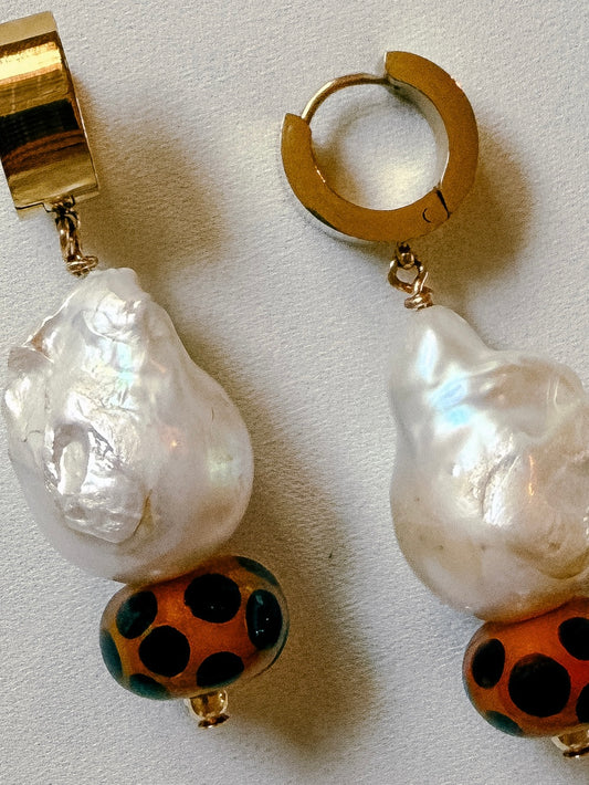 WE'RE ALL MAD HERE EARRINGS