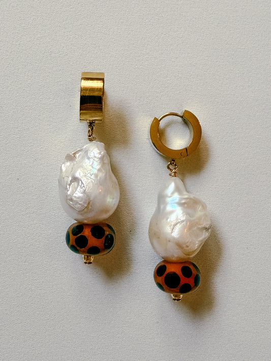 WE'RE ALL MAD HERE EARRINGS