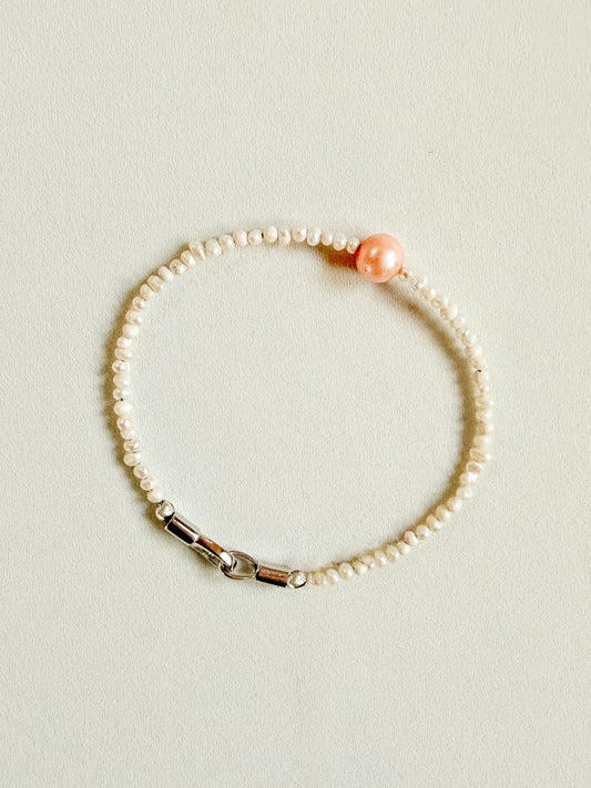SINGLE ORIGIN IN POWDER PINK BRACELET