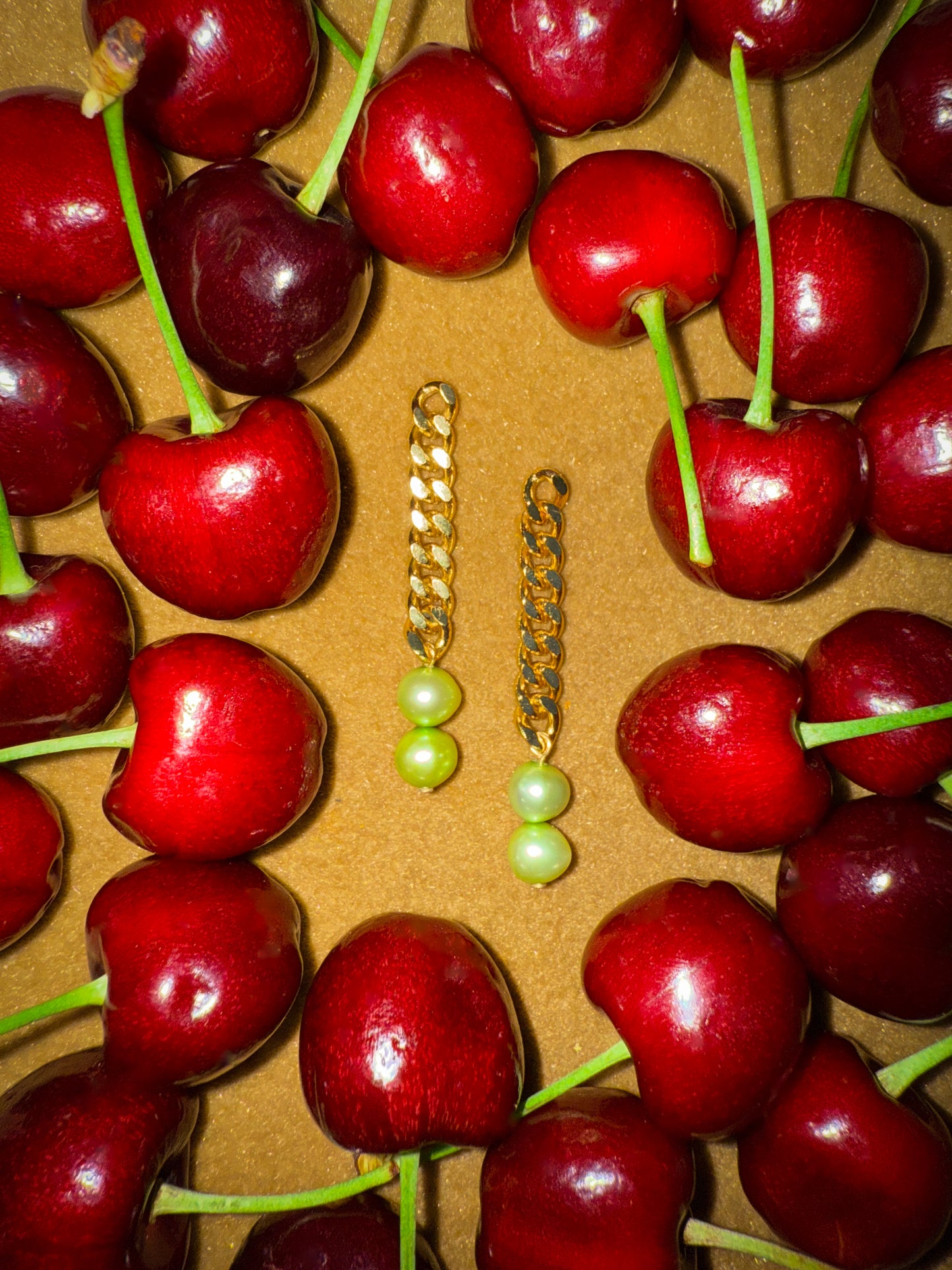 PEARLS, MILDLY UNHINGED EARRINGS