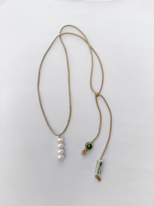 THE COLUMN NECKLACE - SANDBAR