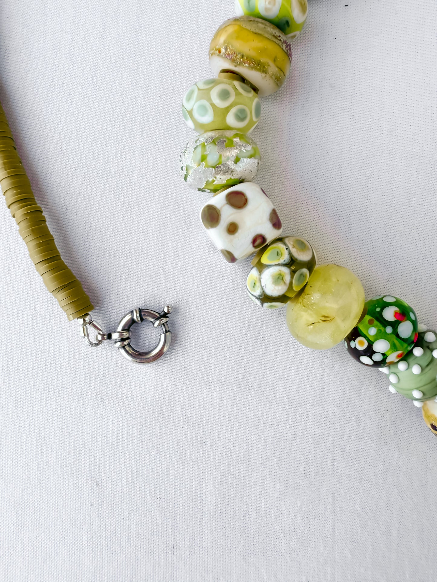 No. 2 AVOCADO + MILK NECKLACE