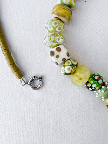 No. 2 AVOCADO + MILK NECKLACE